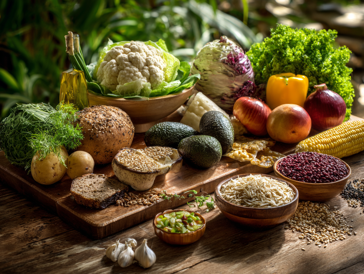 Разнообразна здравословна храна